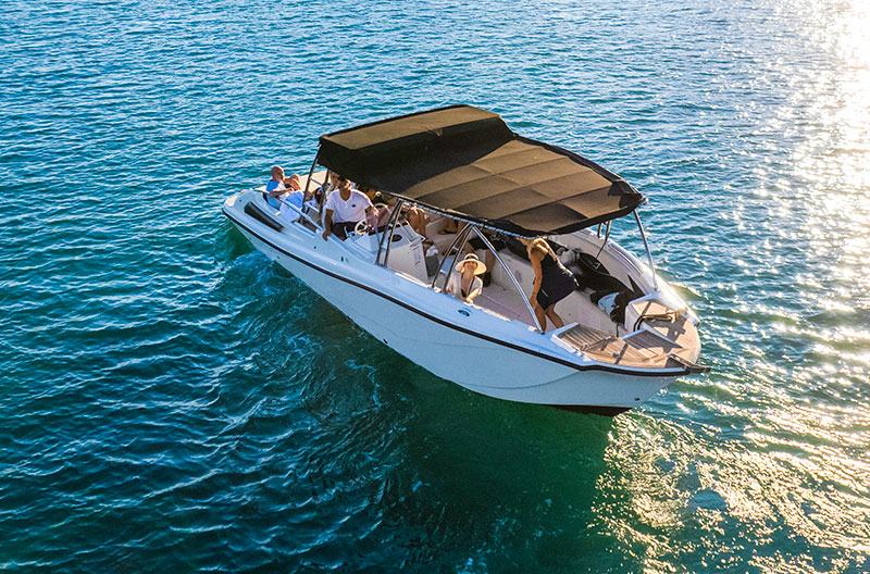 DalmatianBoatTrips speedboat by the coast